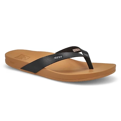 Tongs CUSHION COURT, noir/écru, femmes