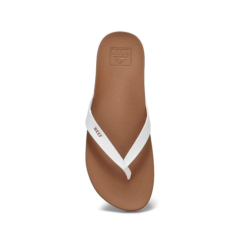 Women's Cushion Court Flip Flop - Black/Natural