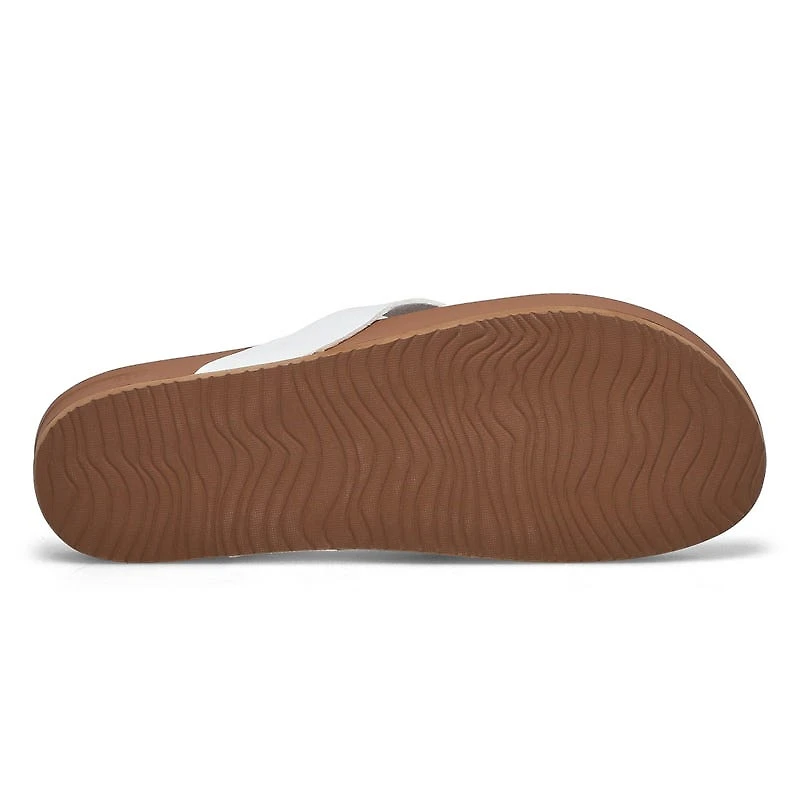 Women's Cushion Court Flip Flop - Black/Natural