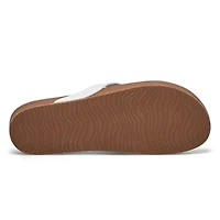 Women's Cushion Court Flip Flop - Black/Natural