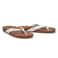 Women's Cushion Court Flip Flop - Black/Natural