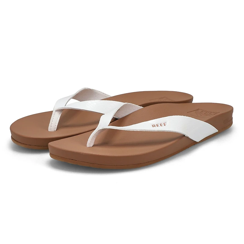 Women's Cushion Court Flip Flop - Black/Natural