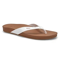 Women's Cushion Court Flip Flop - Black/Natural