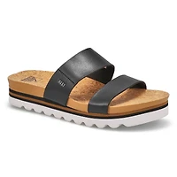 Women's Cushion Vista Hi Sandal - Black Braid