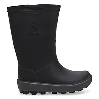 Boys' Riptide Waterproof Rain Boot - Black/Charcoa