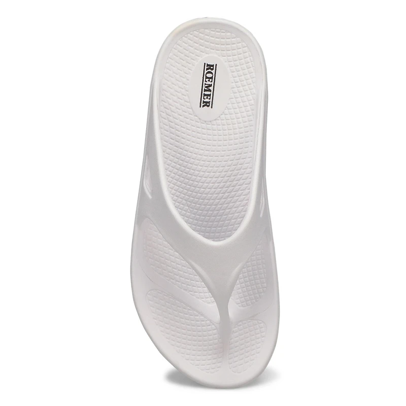 Women's High Bounce Thong Sandal - White