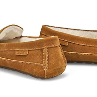 Men's Rollo Leather Plush Lined SoftMocs - Dark Br
