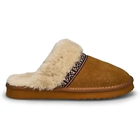 Women's  Runabout Open Back Suede Slipper - Black