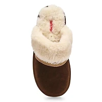 Pantoufle en sude ouverte  larrire Runabout po