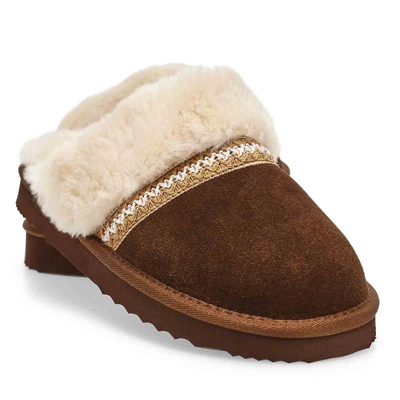 Pantoufle en sude ouverte larrire Runabout po