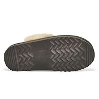 Women's  Runabout Open Back Suede Slipper - Black