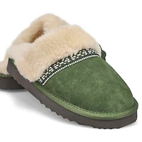 Women's Runabout Open Back Suede Slipper