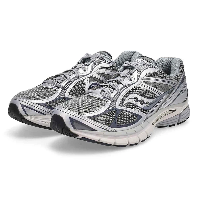 Mens  ProGrid Guide 7 Lace Up Sneaker - Grey/Silv