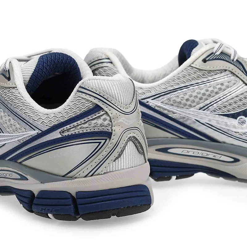 Mens  ProGrid Guide 7 Lace Up Sneaker - Grey/Silv