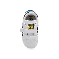 Infants'  Superstar Crib Sneaker - White/Black/Whi