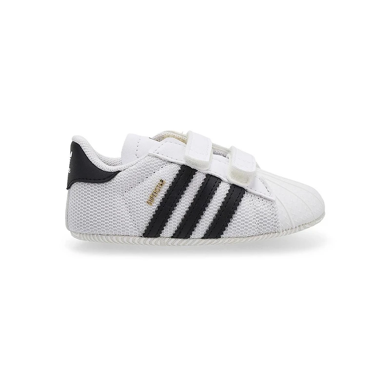 Infants'  Superstar Crib Sneaker - White/Black/Whi