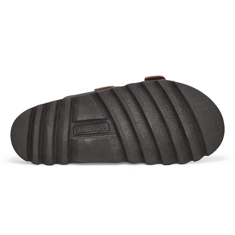 Women's Sadie Double Buckle Smooth Leather Sandal