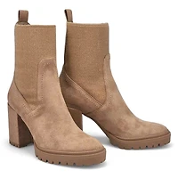 Women's Sahly Heeled Ankle Boot - Black