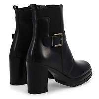 Women's  San Remo Leather Ankle Boot - Black