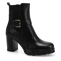 Women's  San Remo Leather Ankle Boot - Black