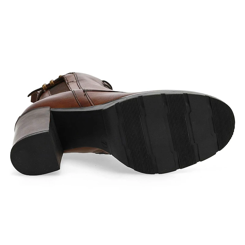 Bottine en cuir SANTIAGO, noir, femmes