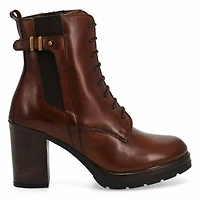 Bottine en cuir SANTIAGO, noir, femmes