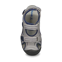 Girls' SeaTurtle 2 Closed Toe Sandal - Grey/Blue