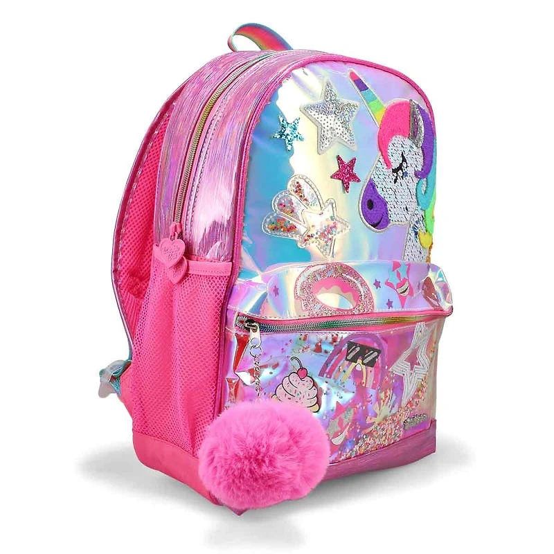 Sac  dos Skechers TWINKLE TOES UNICORN, rose, fil