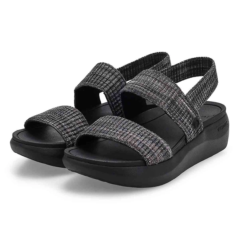 Sandale dcontracte  2 brides SKY, noir, femmes