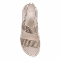 Women's Sky Two Strap Casual Sandal - Black