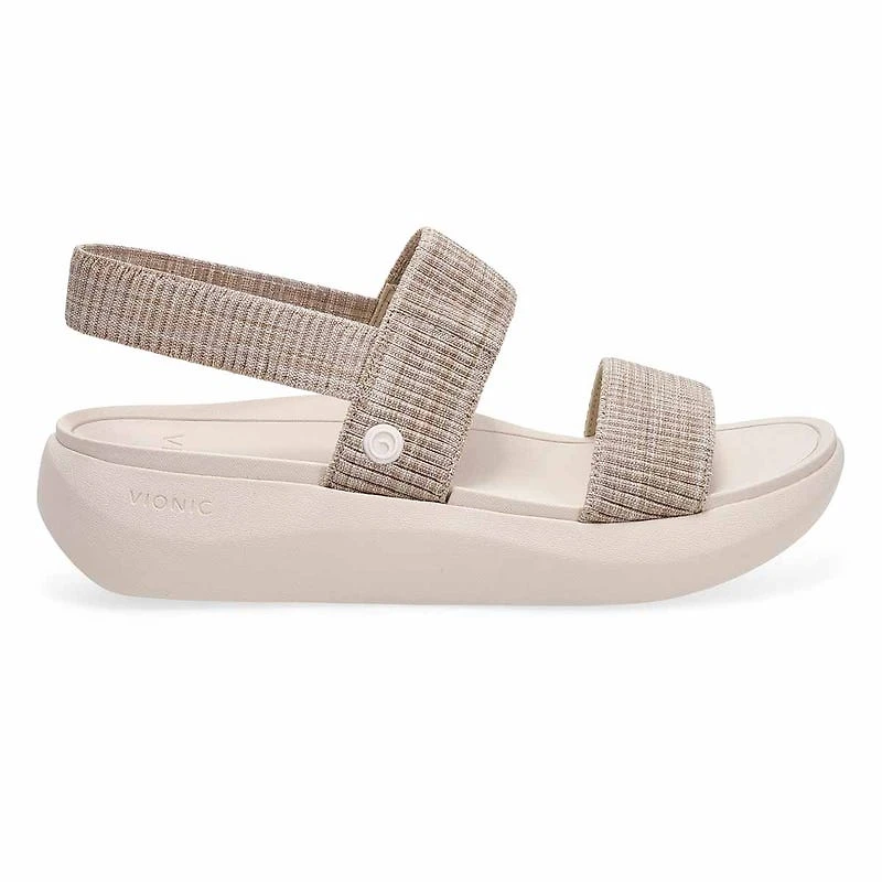 Women's Sky Two Strap Casual Sandal - Black