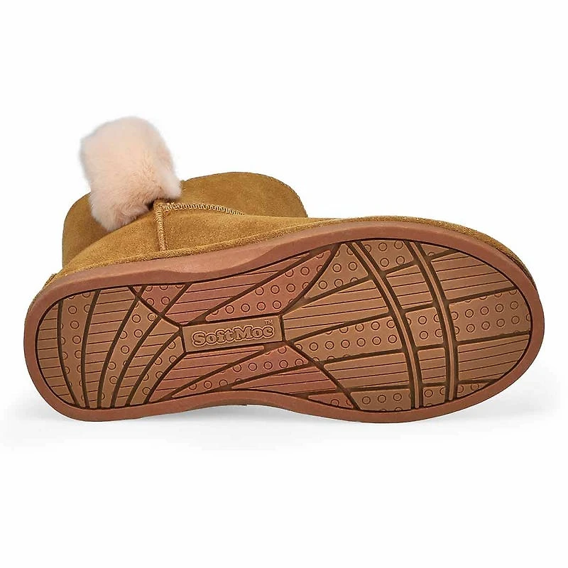 Botte en sude SMOCS 5 LOW POM, chtaigne, femmes