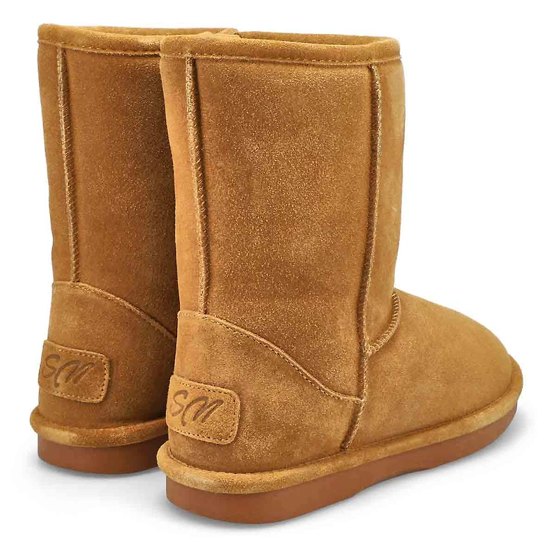Women's Smocs 5 Mid Suede Boot - Black