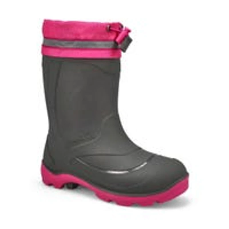 Botte d'hiver impermable SNOBUSTER 3, noir, fille