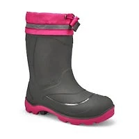 Botte d'hiver impermable SNOBUSTER 3, noir, fille