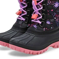 Girls'  Sophia Waterproof Winter Boot - Black