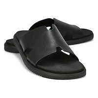 Men's Stanley Slip On Casual Slide Sandal - Black