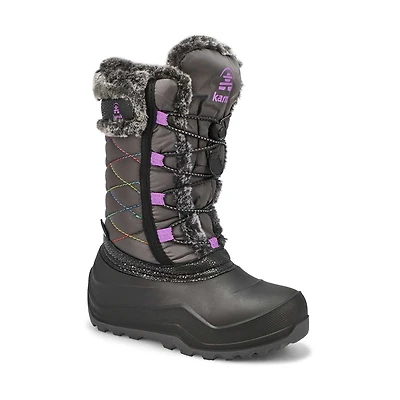 Botte d'hiver imperméable STAR 4, noir, filles