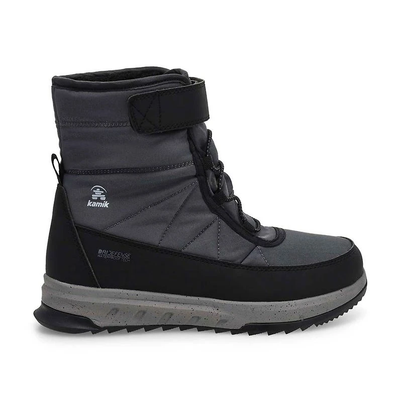 Botte d'hiver impermable STORMY, anthracite, enfa