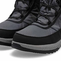 Botte d'hiver impermable STORMY, anthracite, enfa