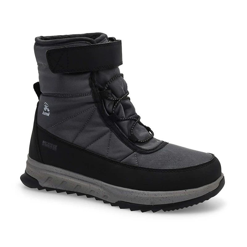 Botte d'hiver impermable STORMY, anthracite, enfa