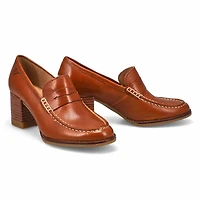 Women's Seaport Penny Heel Loafer - Tan