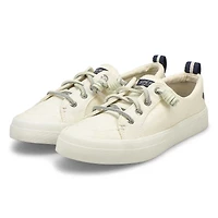 Women's Crest Vibe Linen Fashion Sneaker