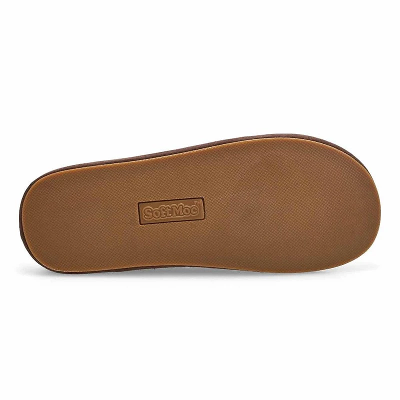 Women's Sydney Open-Back Slipper - Chocolate