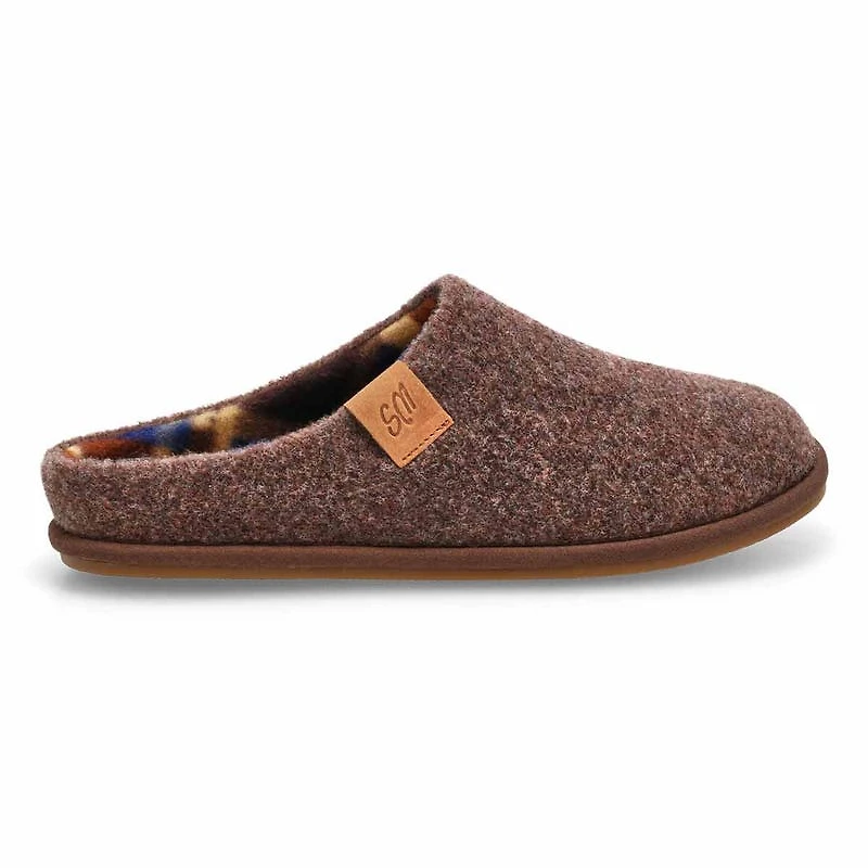 Women's Sydney Open-Back Slipper - Chocolate