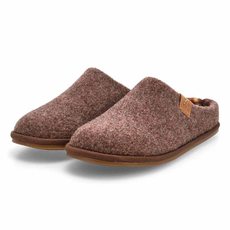 Women's Sydney Open-Back Slipper - Chocolate