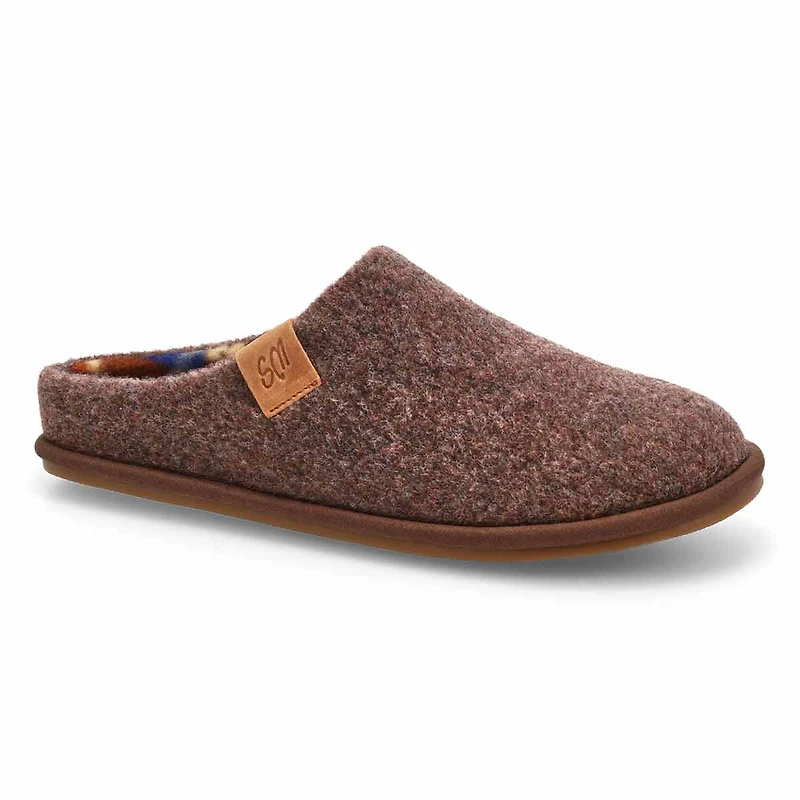 Women's Sydney Open-Back Slipper - Chocolate