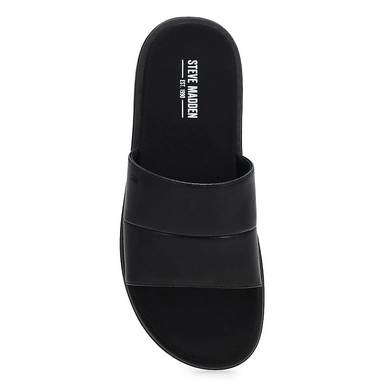 Men's Sylvain Slip On Casual Slide Sandal - Black