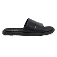 Men's Sylvain Slip On Casual Slide Sandal - Black