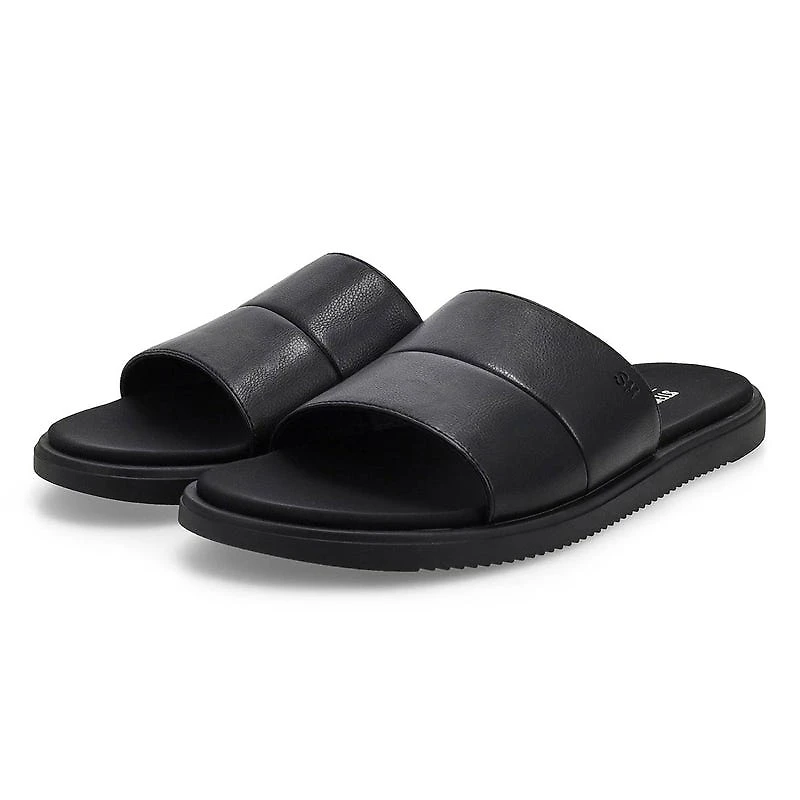 Men's Sylvain Slip On Casual Slide Sandal - Black
